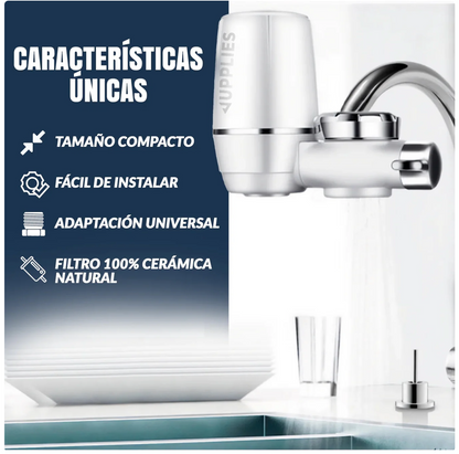 Filtro de agua para grifo Waterjet® reutilizable