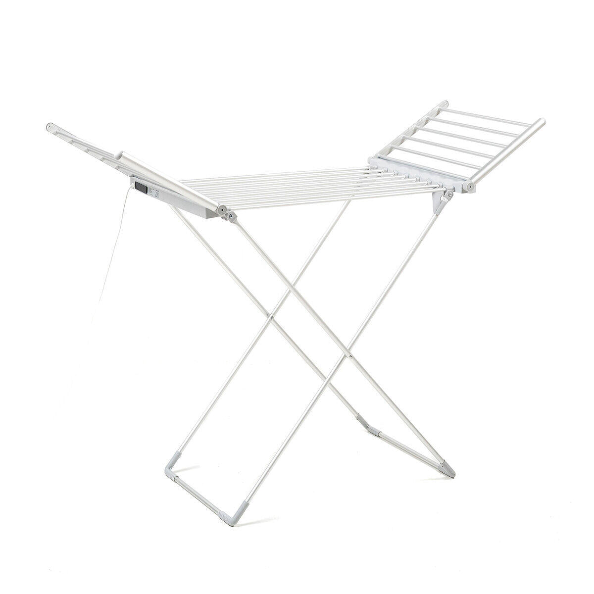 🏠🔥 Tendedero eléctrico con calefacción de acero inoxidable