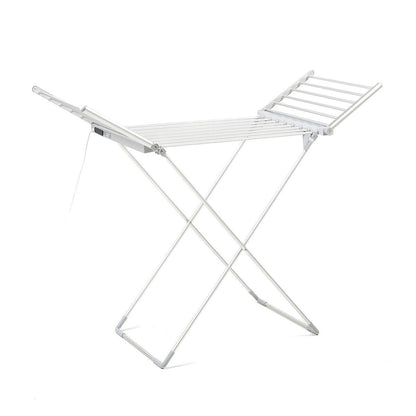 🏠🔥 Tendedero eléctrico con calefacción de acero inoxidable