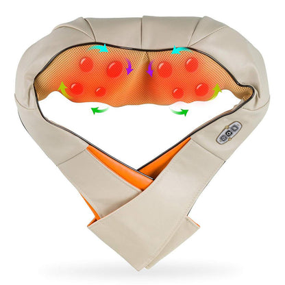 MASAJEADOR CERVICAL ELÉCTRICO PRO — TECNOLOGÍA DE ALIVIO INTELIGENTE